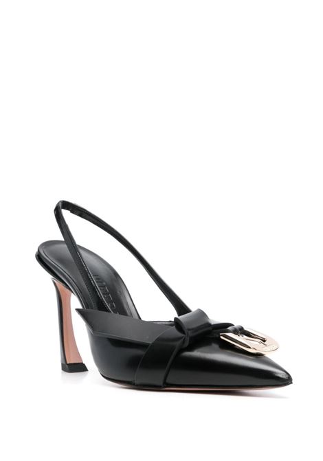 Black gold 85mm Upanova slingback pumps Piferi - women  PIFERI | TIGHTER85SLING279