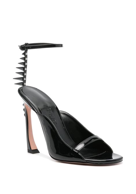 Black 120mm patent spike-studs sandals Piferi - women  PIFERI | TRIGGER105001