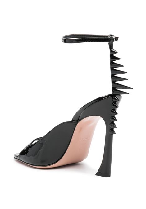 Black 120mm patent spike-studs sandals Piferi - women  PIFERI | TRIGGER105001