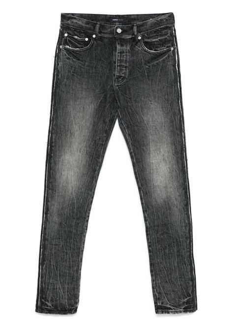 Jeans P001 in nero Purple - uomo