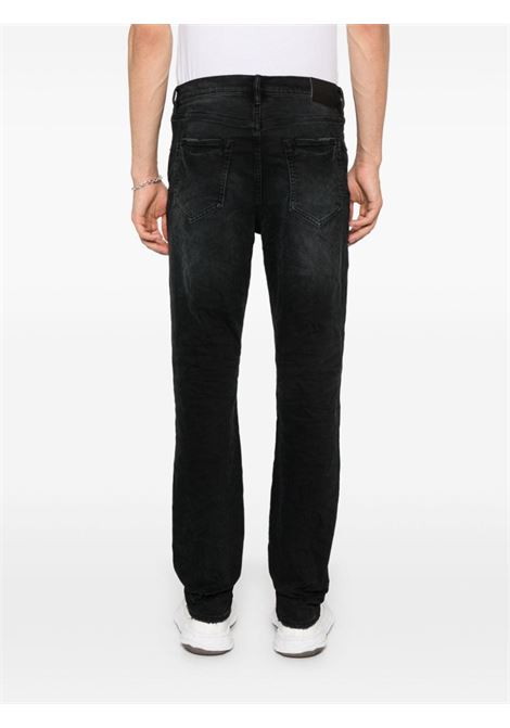 Black P005 slim-fit jeans Purple - men PURPLE | P005SSBL324BLK