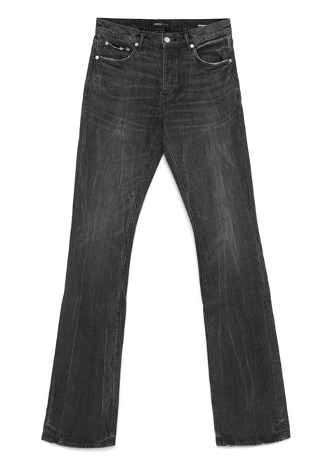 Jeans P072 Raw Super Stack Flare in nero Purple - uomo PURPLE | Jeans | P072SSVB424BLK