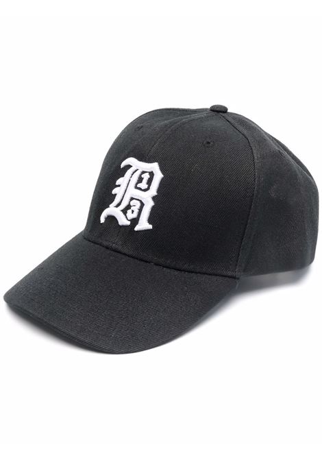 Cappello da baseball con ricamo in nero - R13 - unisex R13 | R13WA022A001