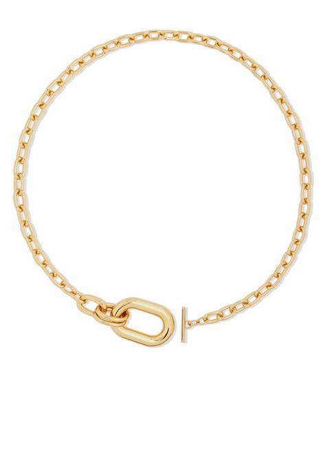 Gold gold-plated cable-link necklace Rabanne - women RABANNE | 22ABB0088MET282P710