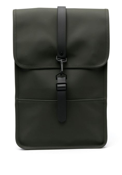 Green Micro W3 foldover backpack - men