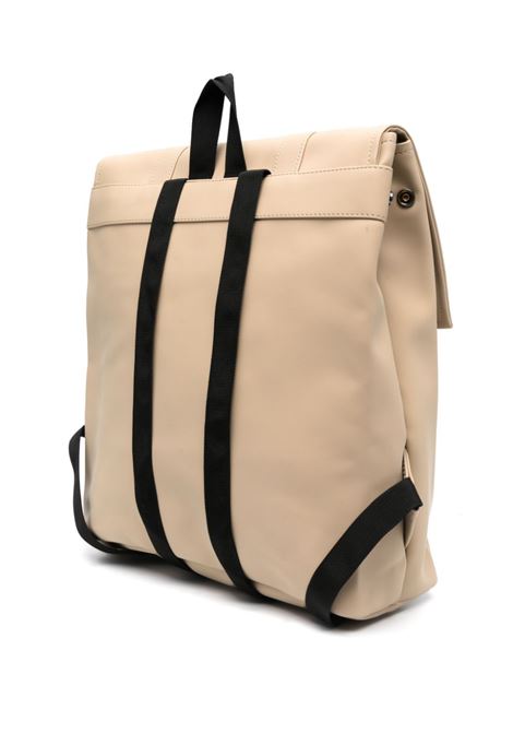 Beige lobster-fastening fold backpack Rains - unisex RAINS | RA13310SAN