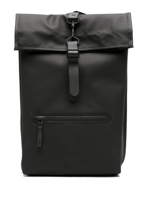 Zaino Rolltop Rucksack  in nero Rains - unisex RAINS | RA13320BLA