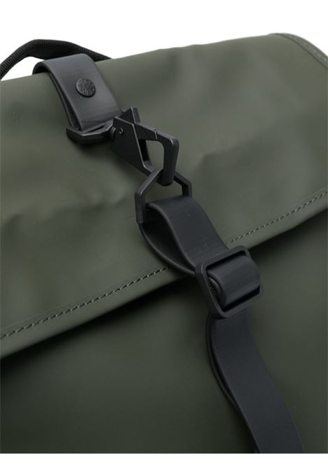 Green W3 foldover-top backpack - men RAINS | RA13320GRE