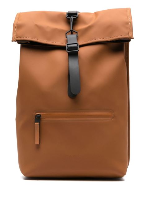 Brown Rolltop Rucksack backpack Rains - unisex RAINS | RA13320RUS