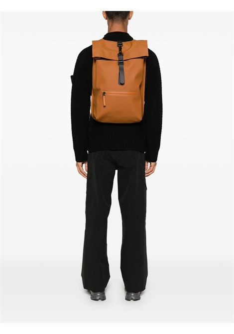 Brown Rolltop Rucksack backpack Rains - unisex RAINS | RA13320RUS