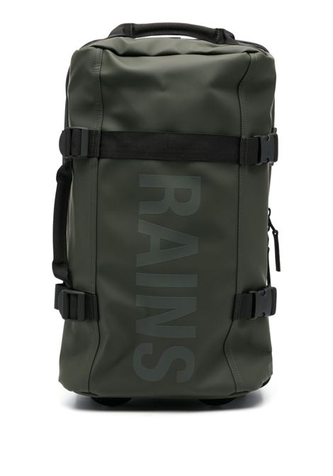 Green logo-print travel bag Rains - unisex RAINS | RA13460GRE