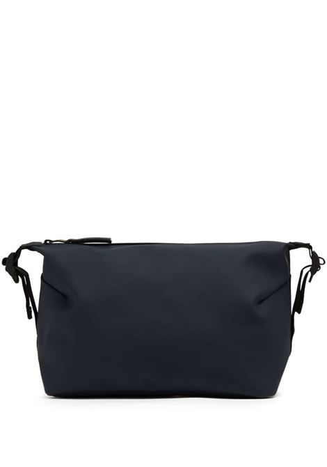 Borsa clutch Hilo in nero Rains - unisex