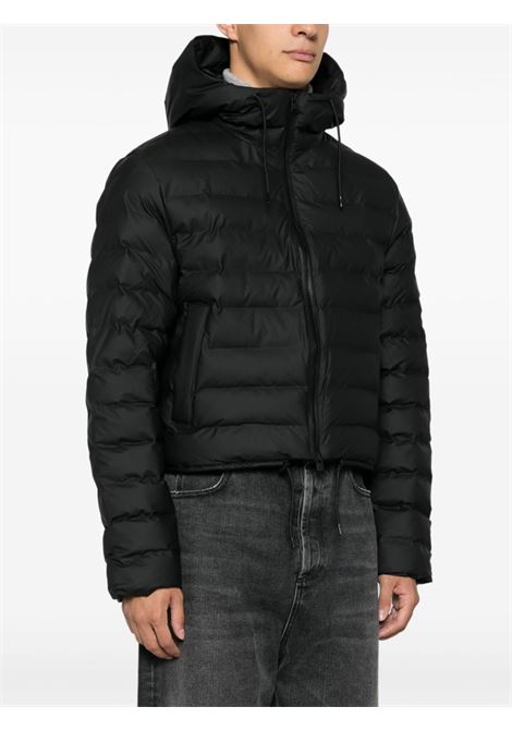 Black puffer Lohja jacket Rains - unisex RAINS | RA15820BLA