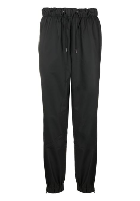 Black drawstring elasticated trousers Rains - unisex RAINS | RA18560BLA
