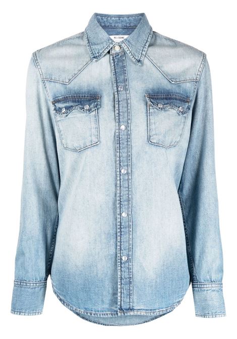 Light blue light-wash denim shirt Redone - women RE/DONE | Shirts | 1271WCWSHERITAGELIGHT