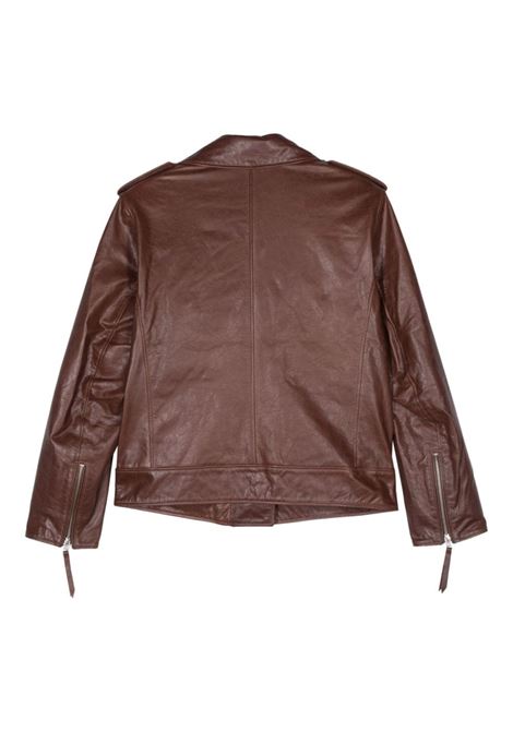 Giacca biker in marrone di Remain - donna REMAIN | 502449757757