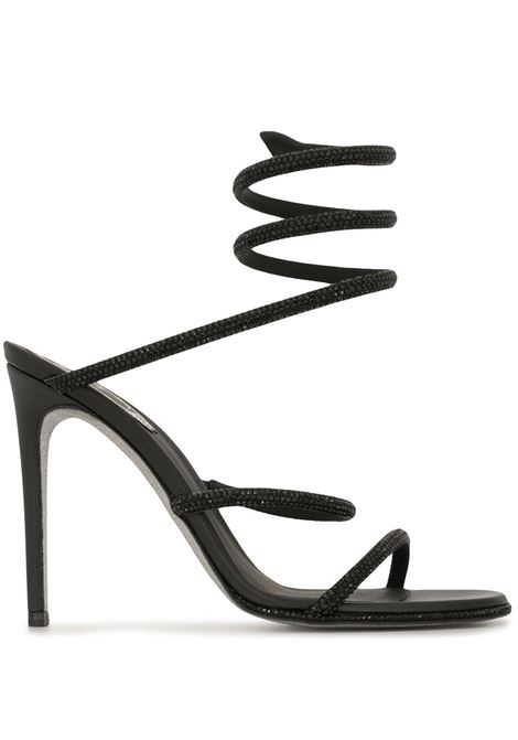 Black Cleo high-heel sandals Paris Texas - women RENE CAOVILLA | Sandals | C10416105R001V050