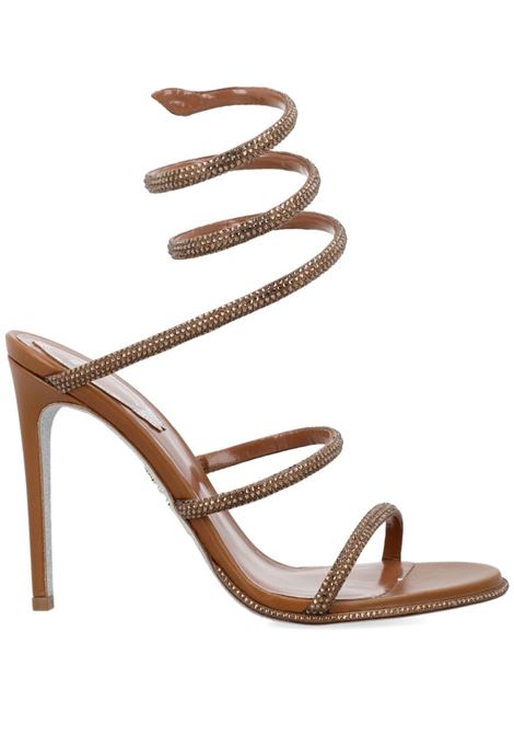 Brown 105mm Cleo sandals Ren? Caovilla - women RENE CAOVILLA | C10416105R001Y240