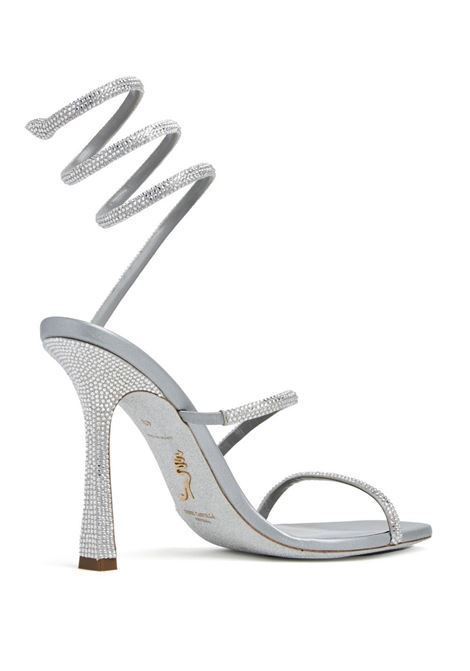 Silver spiral-design heeled sandals Ren? Caovilla - women RENE CAOVILLA | C11575105R001V232