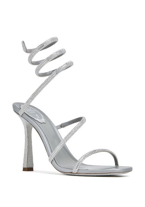 Silver spiral-design heeled sandals Ren? Caovilla - women RENE CAOVILLA | C11575105R001V232