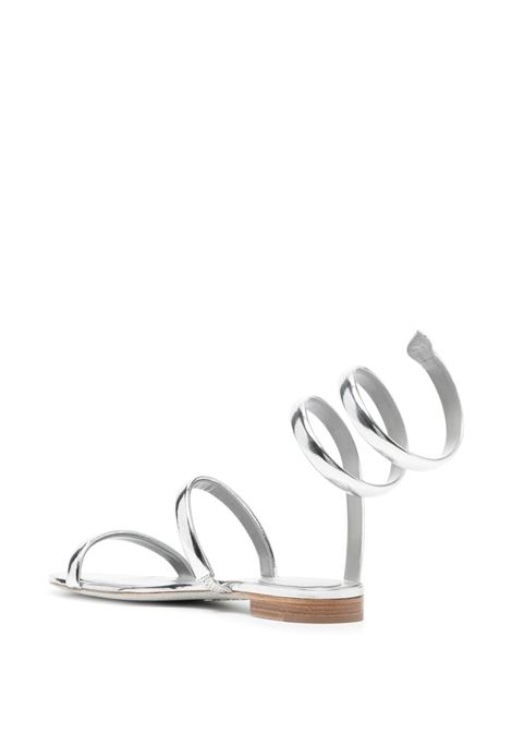 Silver uniper metallic-finish sandals Ren? Caovilla - women RENE CAOVILLA | C118650100001L001