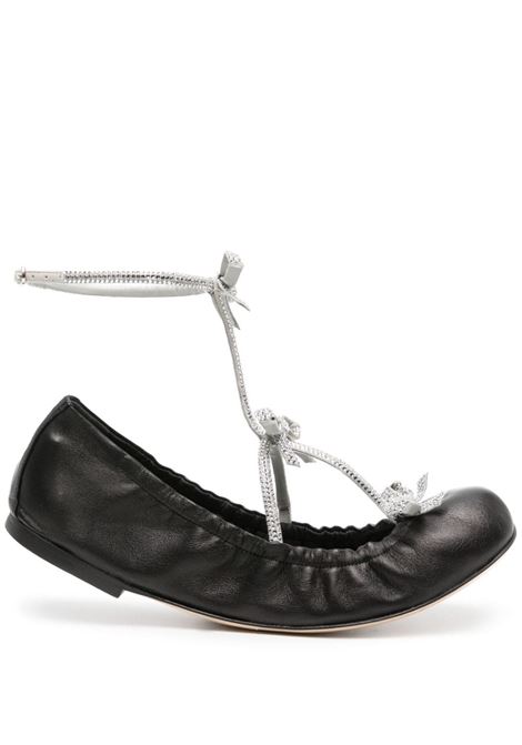 Black Caterina ballerina shoes Ren? Caovilla - women RENE CAOVILLA | C12074010NA010082
