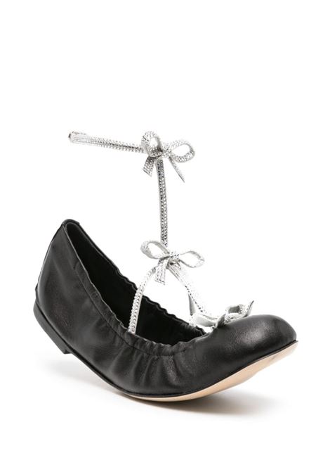 Black Caterina ballerina shoes Ren? Caovilla - women RENE CAOVILLA | C12074010NA010082