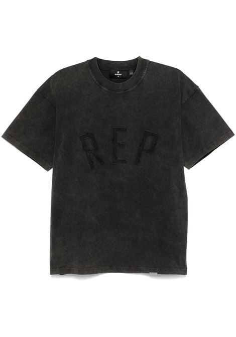 Black REP-appliqu? T-shirt Represent - men REPRESENT | T-shirt | MLM4252003