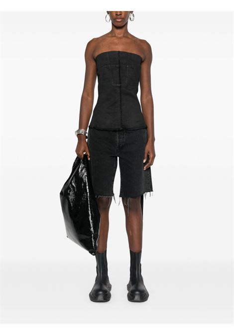 Black Bustier top Rick Owens DRKSHDW - women RICK OWENS DRKSHDW | DS02D2127SBW99