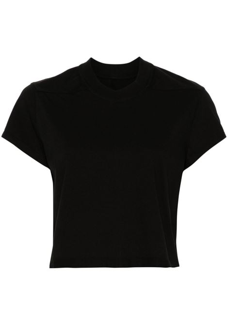 T-shirt cropped in nero Rick Owens DRKSHDW - donna RICK OWENS DRKSHDW | T-shirt | DS02D2207RN09