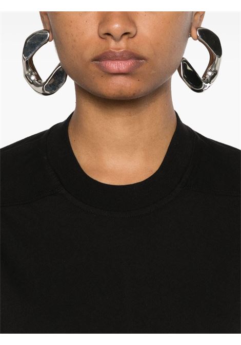 Black cropped t-shirt Rick Owens DRKSHDW - women RICK OWENS DRKSHDW | DS02D2207RN09