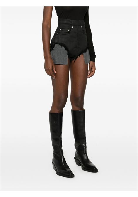 Shorts Dirt Cutoffs in nero Rick Owens DRKSHDW - donna RICK OWENS DRKSHDW | DS02D2313SBW99