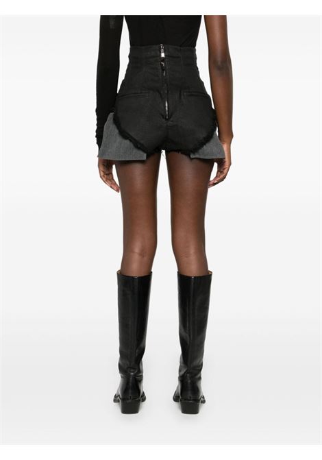 Shorts Dirt Cutoffs in nero Rick Owens DRKSHDW - donna RICK OWENS DRKSHDW | DS02D2313SBW99