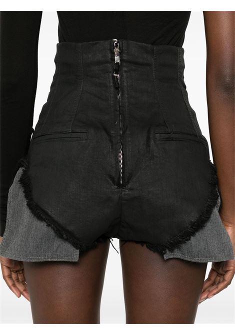 Shorts Dirt Cutoffs in nero Rick Owens DRKSHDW - donna RICK OWENS DRKSHDW | DS02D2313SBW99