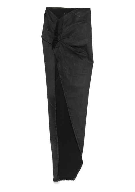 Black Edfu long skirt Rick Owens DRKSHDW - women RICK OWENS DRKSHDW | Skirts | DS02D2348SBW99