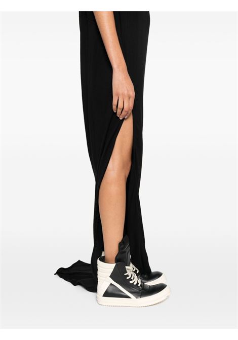 Black Edfu T maxi dress Rick Owens DRKSHDW - women RICK OWENS DRKSHDW | DS02D2518RN09