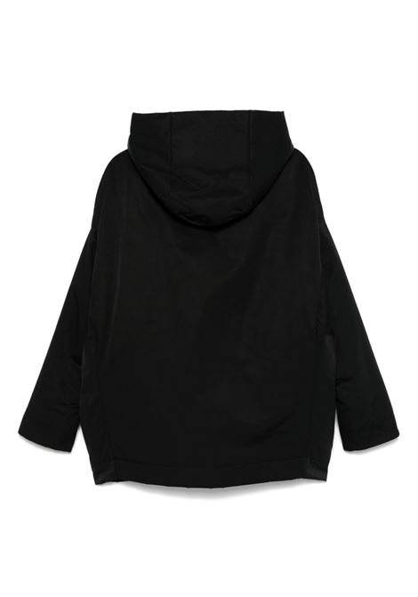 Black Hooded Peter coat Rick Owens Drkshdw - women RICK OWENS DRKSHDW | DS02D2725MU09