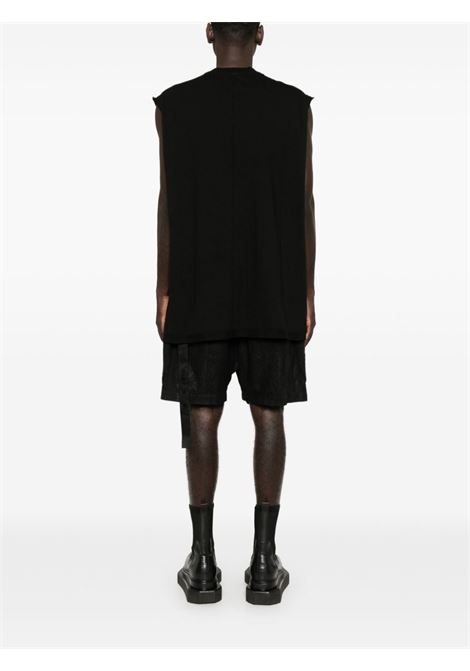 Black Tarp T-shirt Rick Owens DRKSHDW - men RICK OWENS DRKSHDW | DU02D2158RN09