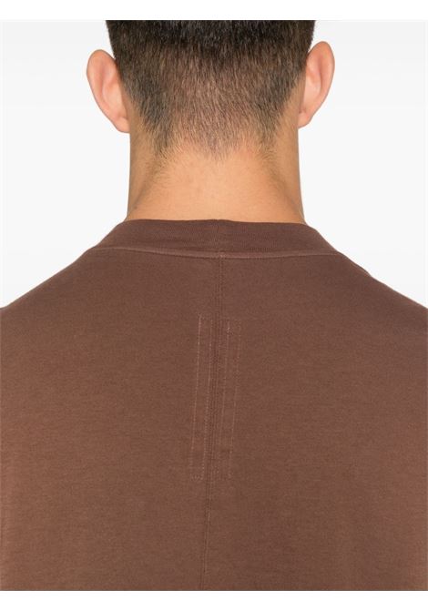 Brown Trap T T-shirt Rick Owens DRKSHDW - men RICK OWENS DRKSHDW | DU02D2158RN83