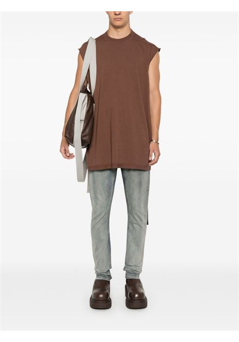 Brown Trap T T-shirt Rick Owens DRKSHDW - men RICK OWENS DRKSHDW | DU02D2158RN83