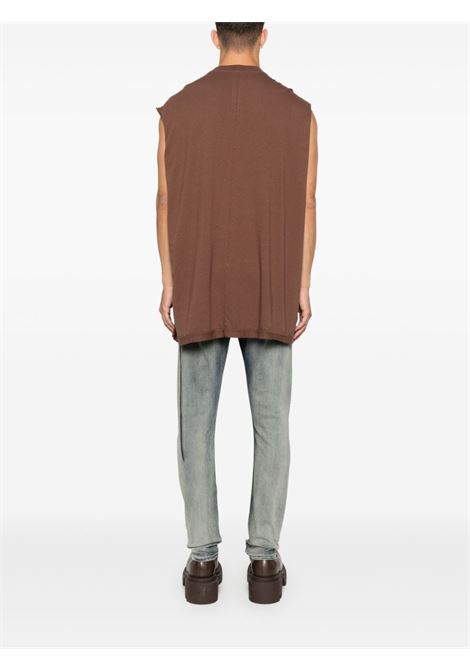 Brown Trap T T-shirt Rick Owens DRKSHDW - men RICK OWENS DRKSHDW | DU02D2158RN83