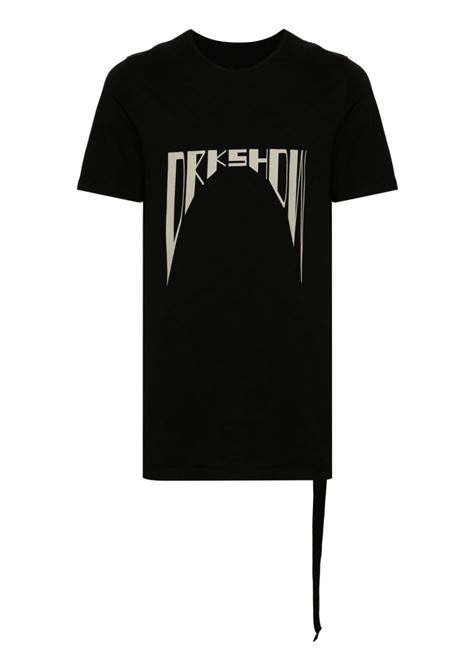 T-shirt level t in nero Rick Owens Drkshdw - uomo