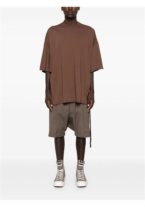 Brown Tommy T T-shirt Rick Owens DRKSHDW - men RICK OWENS DRKSHDW | DU02D2259RN83