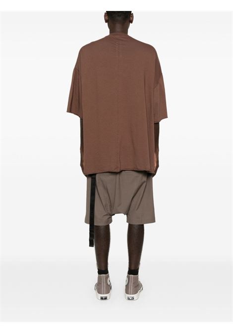 Brown Tommy T T-shirt Rick Owens DRKSHDW - men RICK OWENS DRKSHDW | DU02D2259RN83