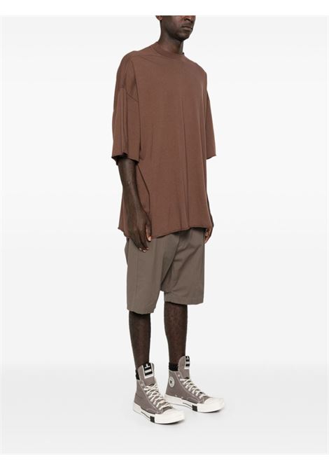 Brown Tommy T T-shirt Rick Owens DRKSHDW - men RICK OWENS DRKSHDW | DU02D2259RN83