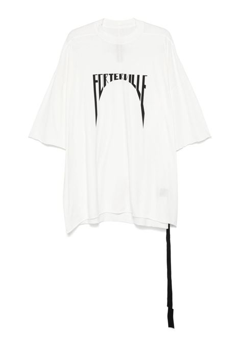 T-shirt Runaway Tommy in bianco Rick owens drkshdw - uomo RICK OWENS DRKSHDW | T-shirt | DU02D2259RNEP11109