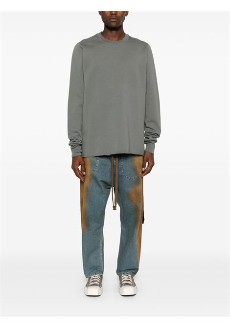 Felpa girocollo in grigio Rick Owens DRKSHDW - uomo RICK OWENS DRKSHDW | DU02D2279FP88