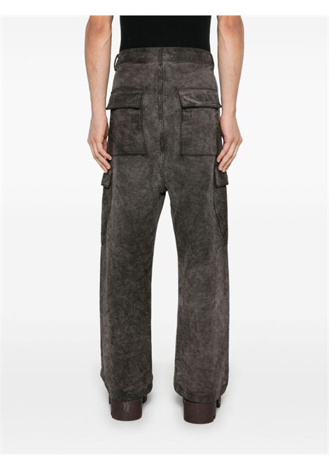 Grey distressed cargo trousers Rick Owens Drkshdw - women RICK OWENS DRKSHDW | DU02D2354MO34