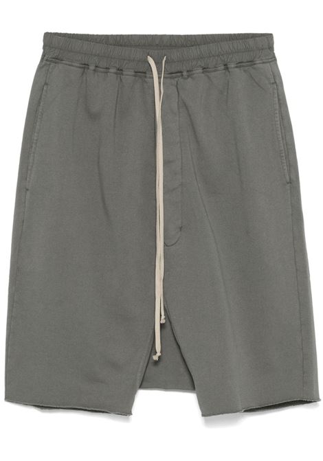 Grey drawstring bermuda Rick Owens DRKSHDW - men