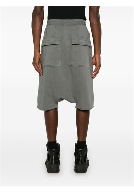 Bermuda con coulisse in grigio Rick Owens DRKSHWD - uomo RICK OWENS DRKSHDW | DU02D2380FP88